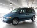 1998 Island Teal Blue Pearl Plymouth Voyager SE  photo #2