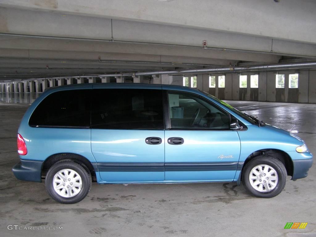 1998 Voyager SE - Island Teal Blue Pearl / Mist Gray photo #3