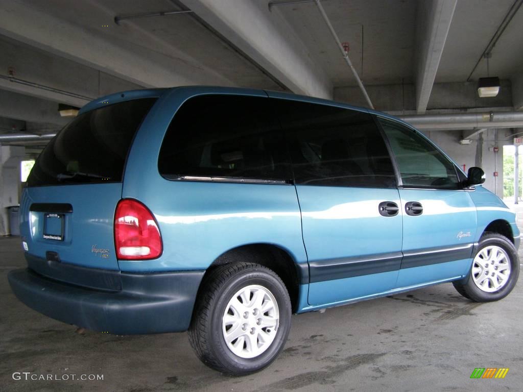 1998 Voyager SE - Island Teal Blue Pearl / Mist Gray photo #6