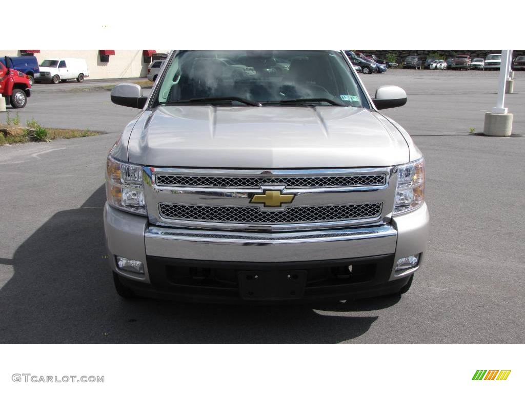 2008 Silverado 1500 LT Crew Cab - Silver Birch Metallic / Ebony photo #8