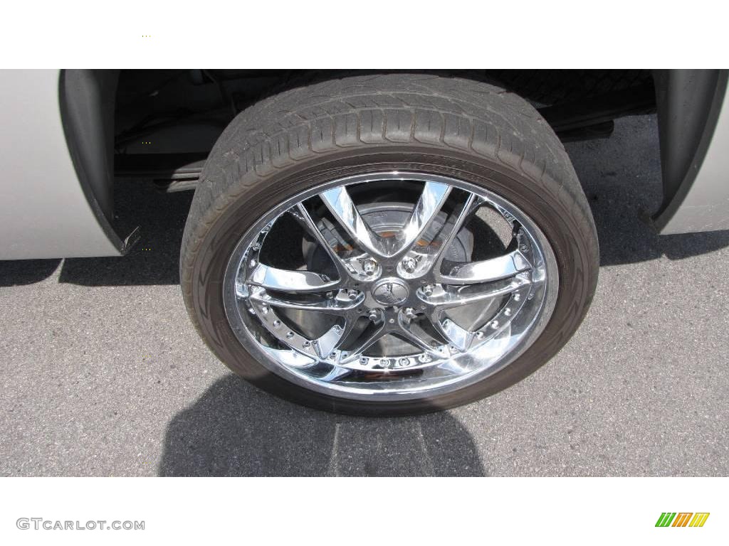2008 Silverado 1500 LT Crew Cab - Silver Birch Metallic / Ebony photo #13