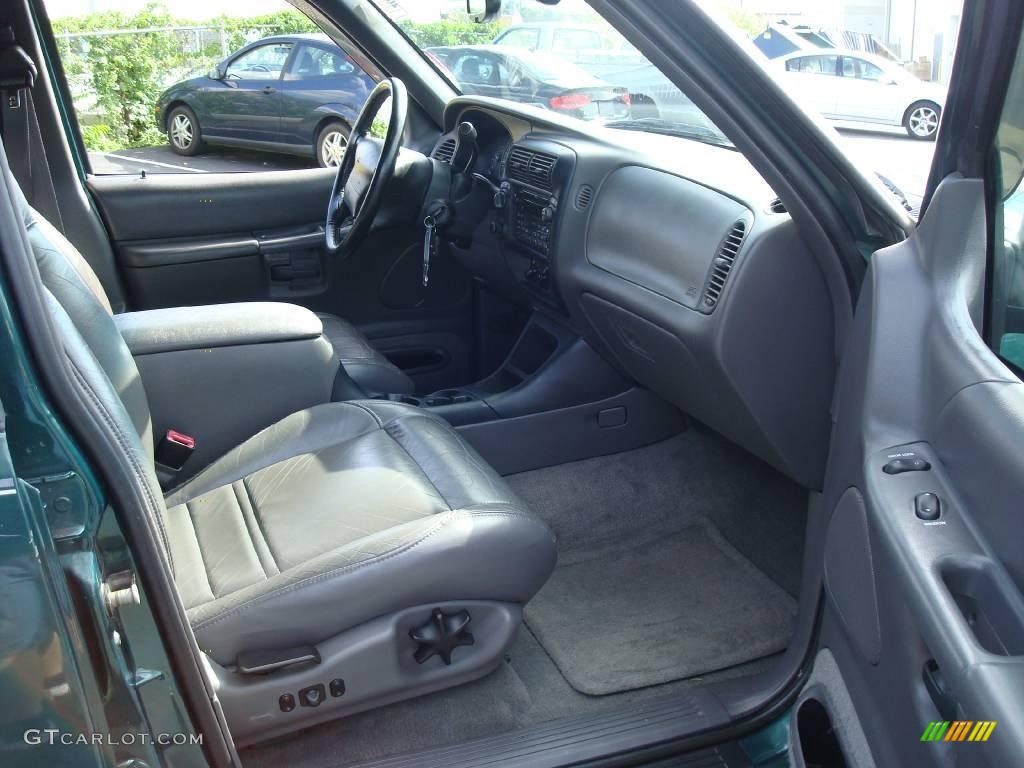 1999 Explorer XLT 4x4 - Tropic Green Metallic / Medium Graphite Grey photo #19