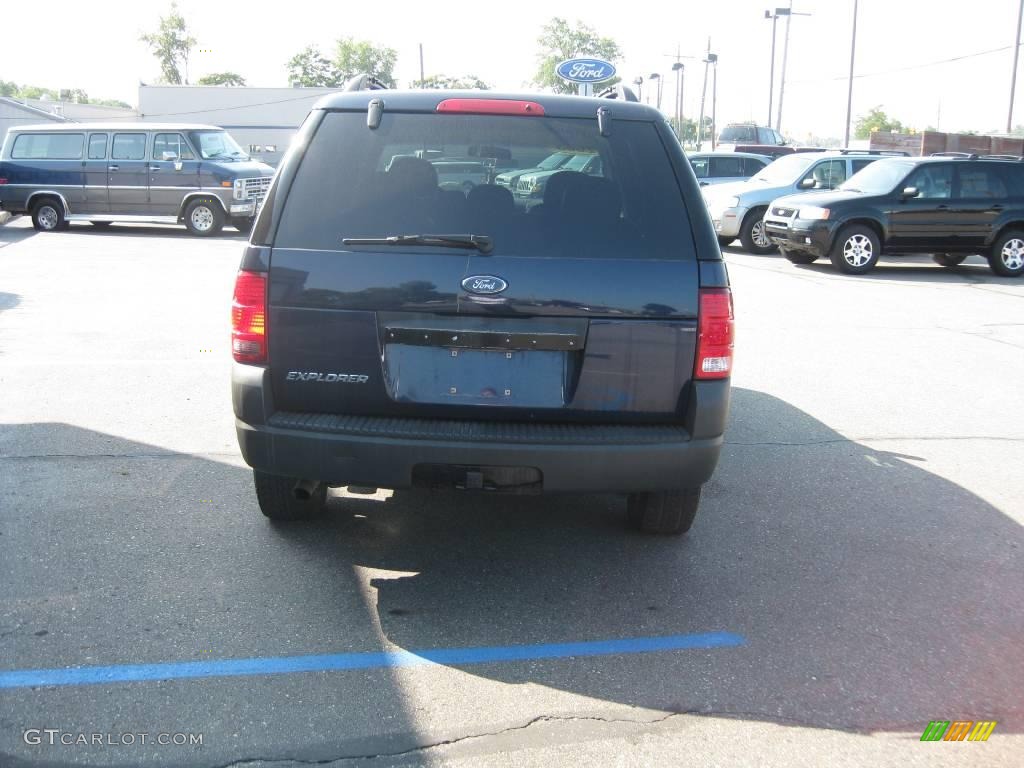 2003 Explorer XLS 4x4 - True Blue Metallic / Graphite Grey photo #5