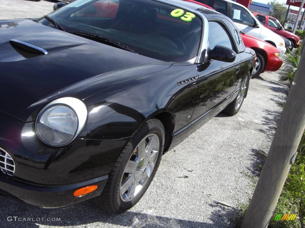 2003 Thunderbird Premium Roadster - Evening Black / Black Ink photo #1