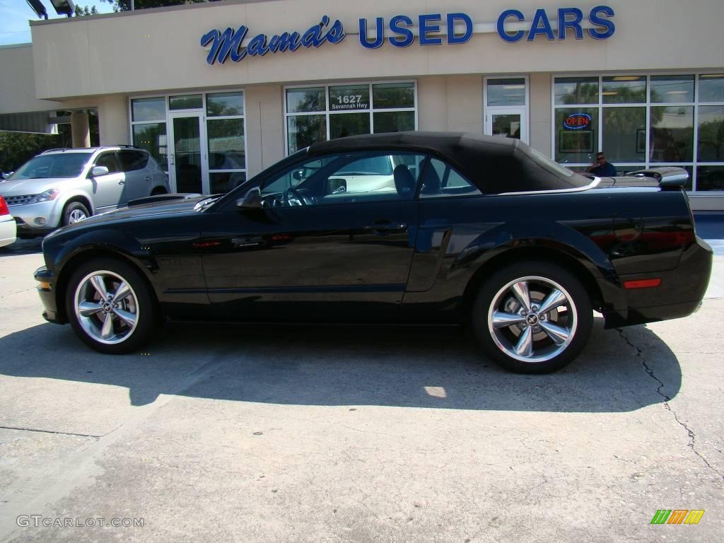 2008 Mustang GT Premium Convertible - Black / Charcoal Black/Dove photo #1