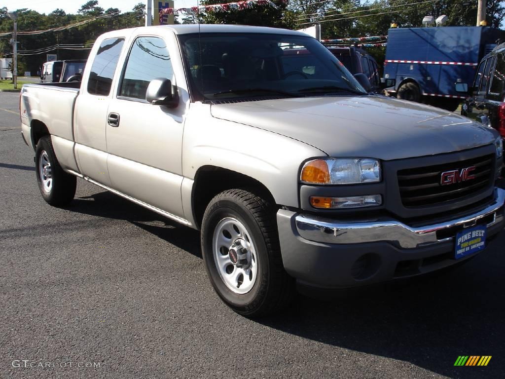 2006 Sierra 1500 Extended Cab 4x4 - Silver Birch Metallic / Pewter photo #2