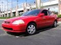 1997 Milano Red Honda Civic EX Coupe  photo #1