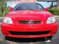 1997 Milano Red Honda Civic EX Coupe  photo #2