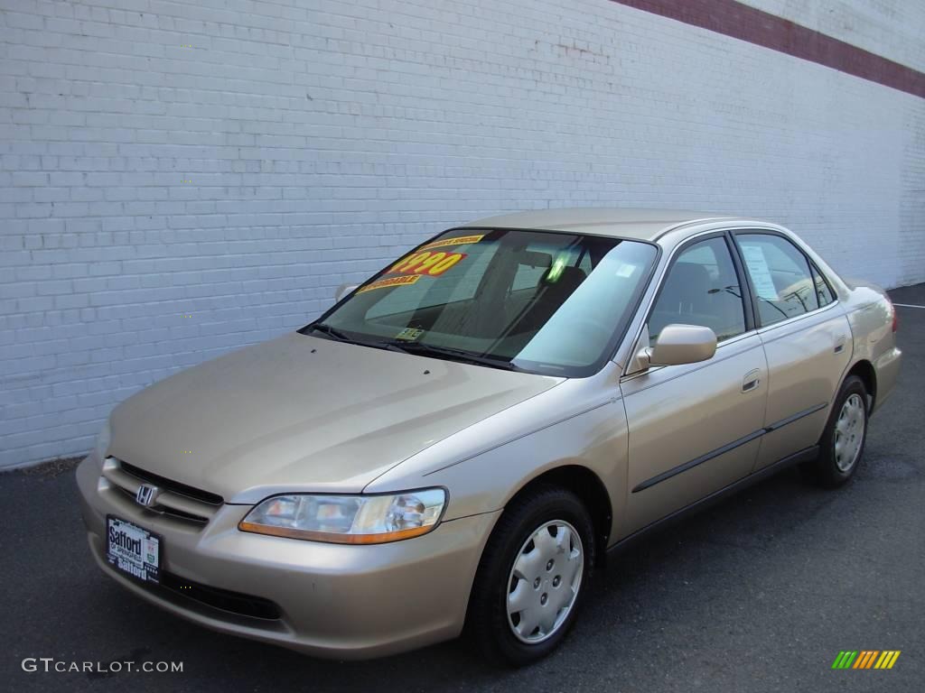 2000 Accord LX Sedan - Naples Gold Metallic / Ivory photo #1