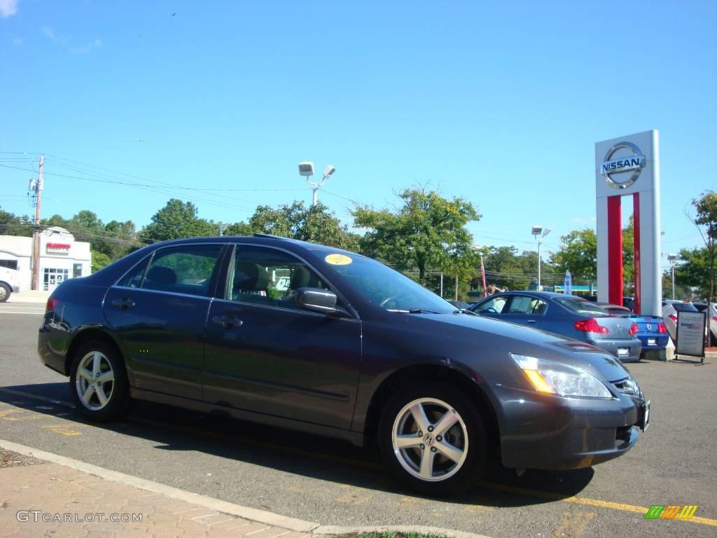 2005 Accord EX Sedan - Graphite Pearl / Gray photo #13