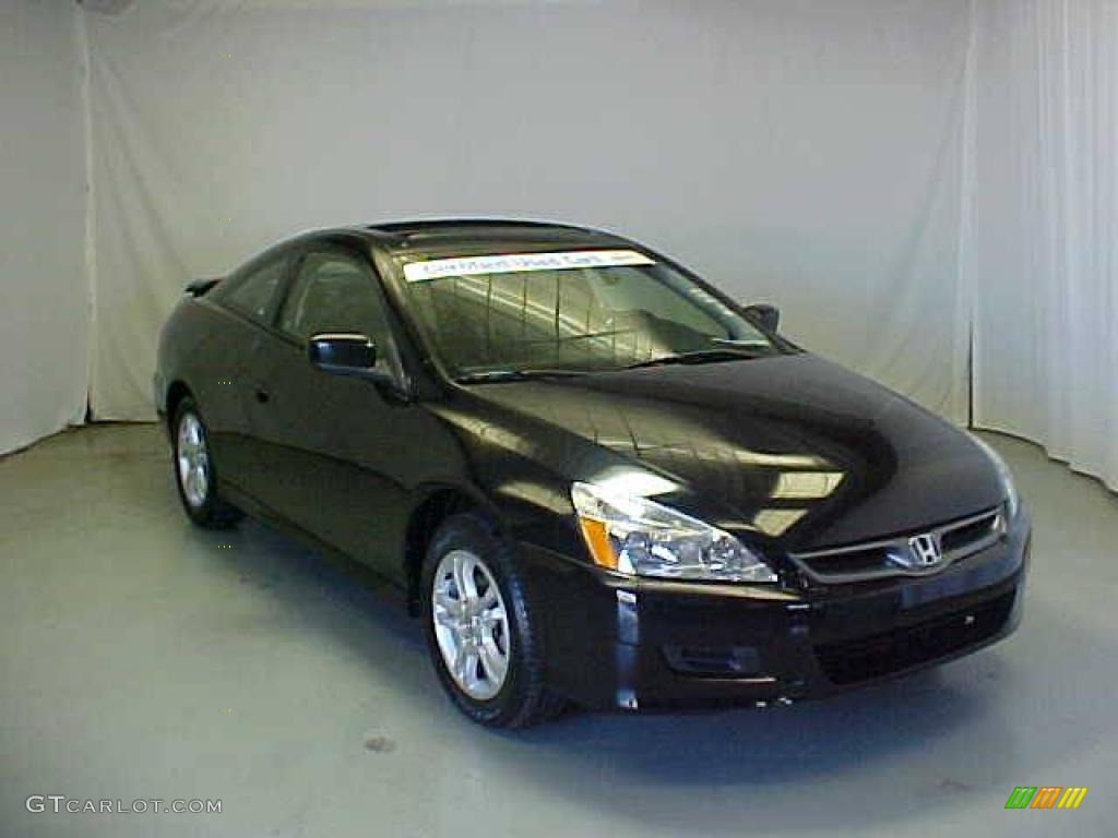 2006 Accord EX-L Coupe - Nighthawk Black Pearl / Black photo #1