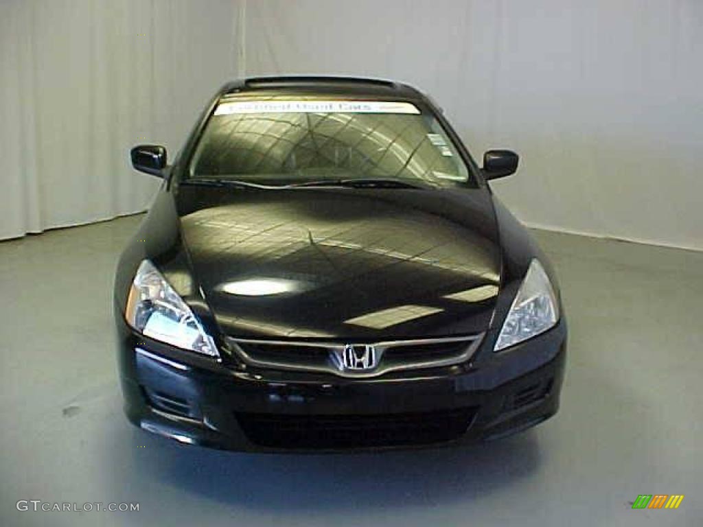 2006 Accord EX-L Coupe - Nighthawk Black Pearl / Black photo #2