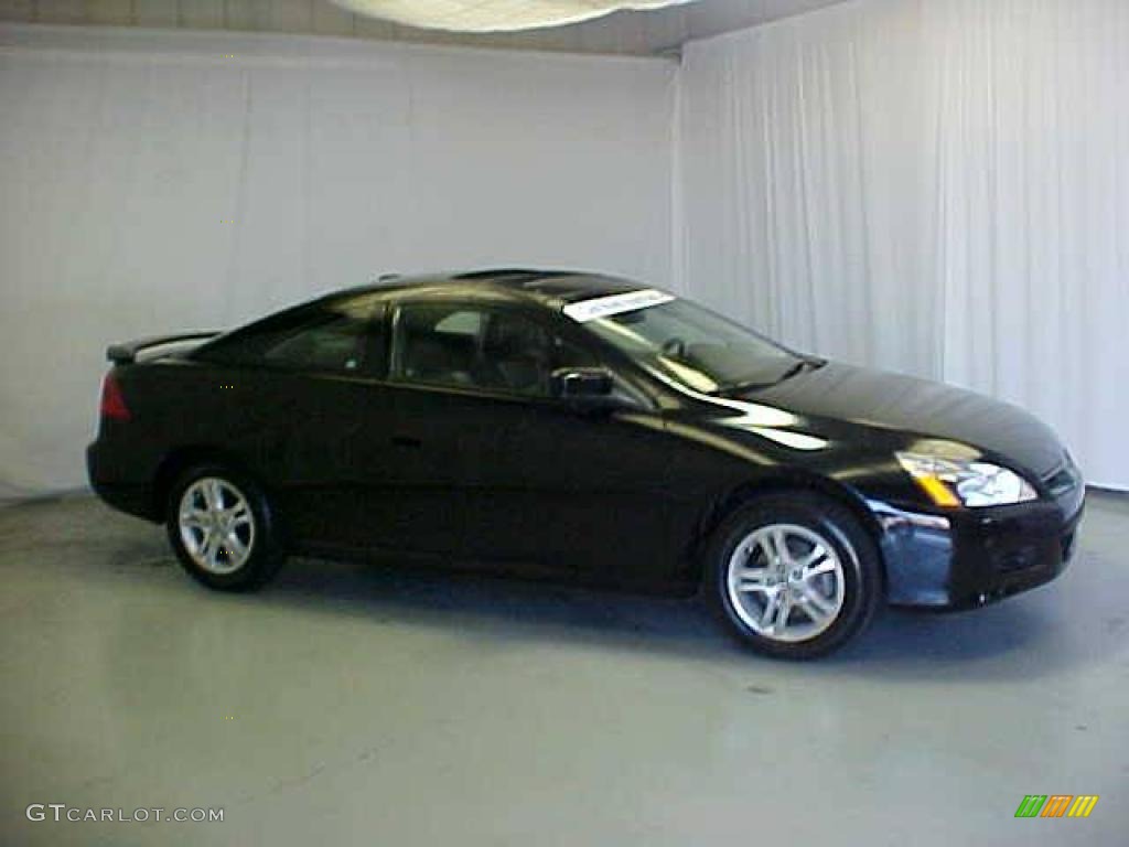 2006 Accord EX-L Coupe - Nighthawk Black Pearl / Black photo #3