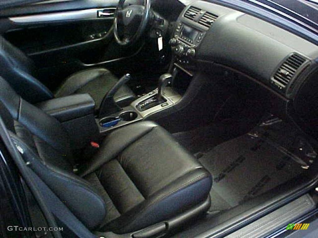 2006 Accord EX-L Coupe - Nighthawk Black Pearl / Black photo #9