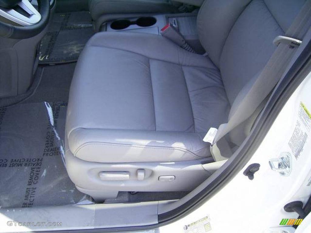 2009 CR-V EX-L - Taffeta White / Gray photo #8