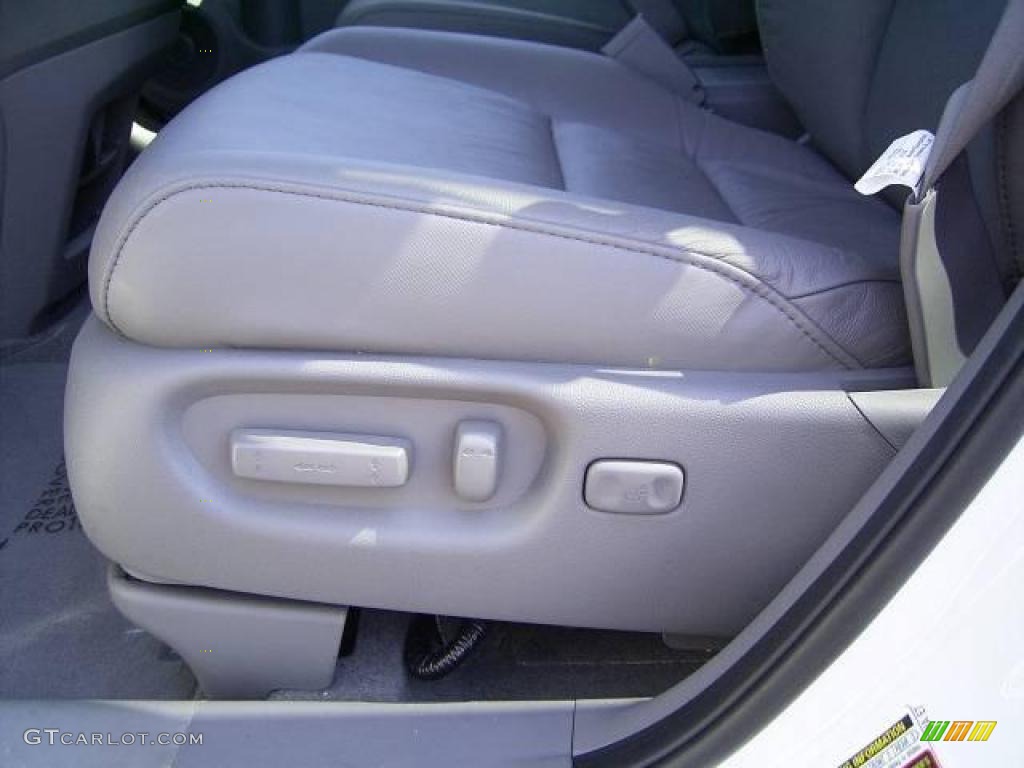 2009 CR-V EX-L - Taffeta White / Gray photo #9