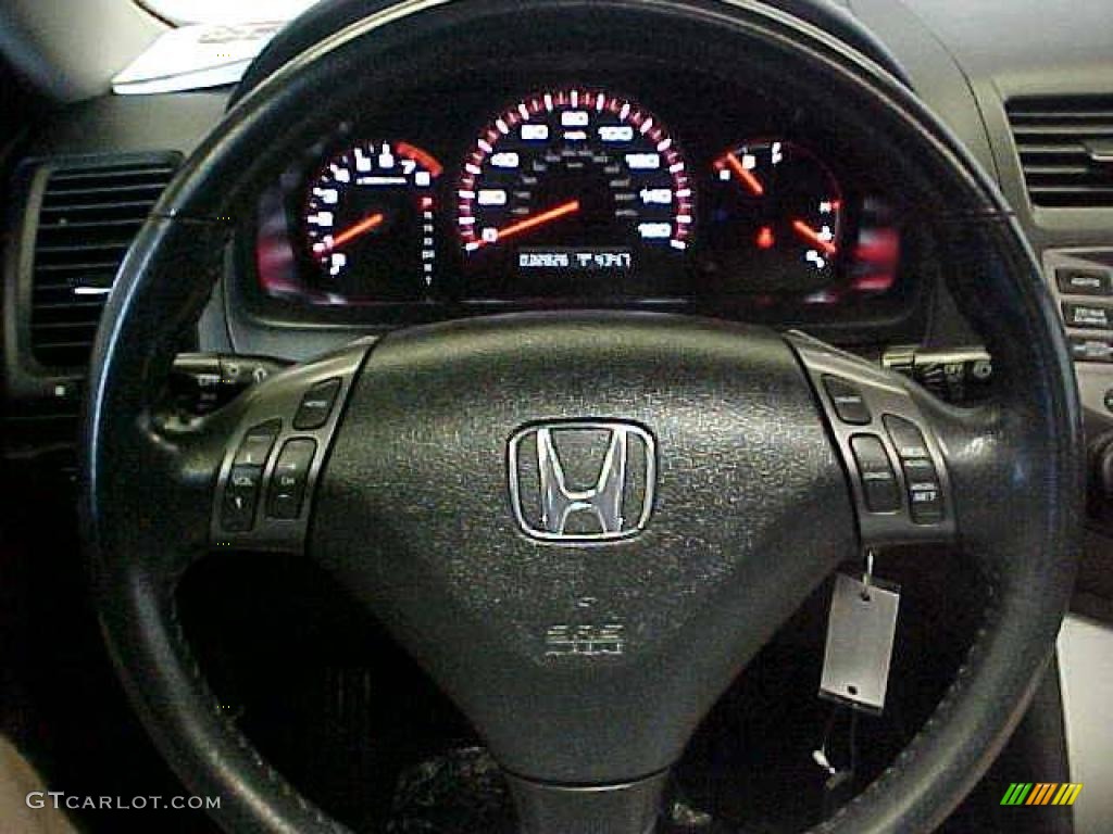 2006 Accord EX-L Coupe - Nighthawk Black Pearl / Black photo #21