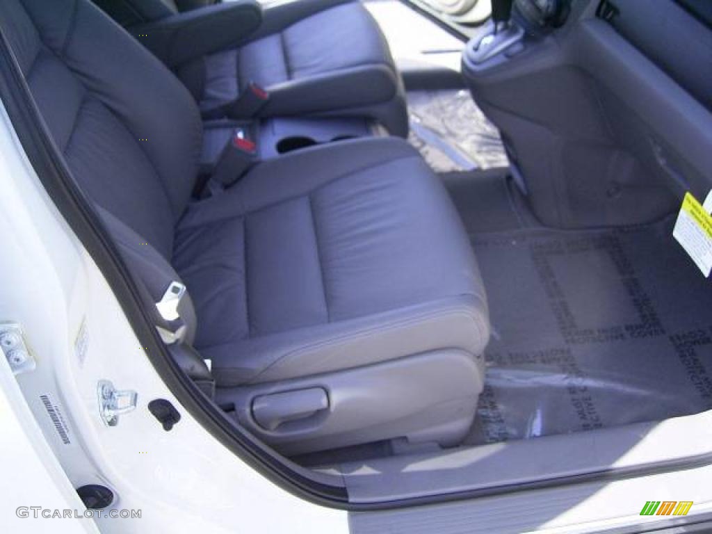2009 CR-V EX-L - Taffeta White / Gray photo #18