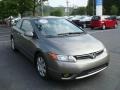 2008 Galaxy Gray Metallic Honda Civic LX Coupe  photo #5