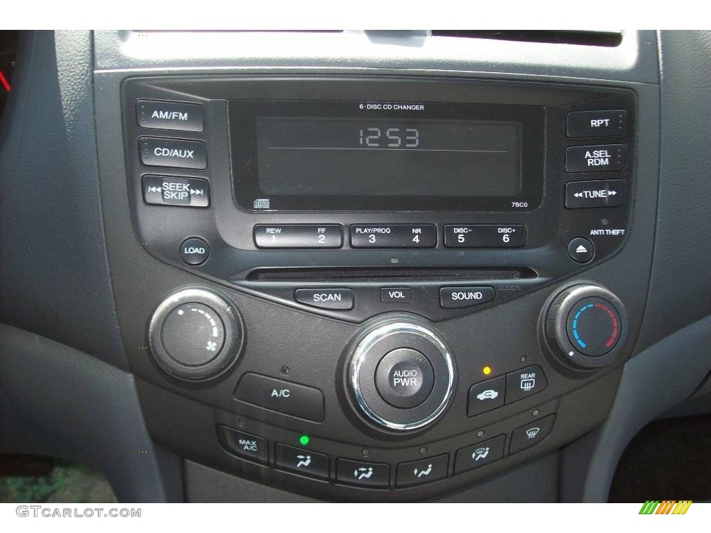 2005 Accord LX V6 Sedan - Graphite Pearl / Gray photo #16