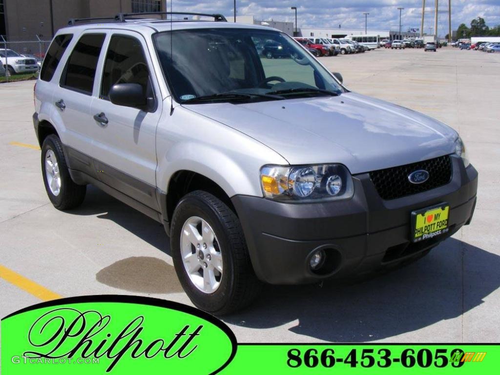 Silver Metallic Ford Escape