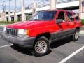 Flame Red 1996 Jeep Grand Cherokee Laredo 4x4