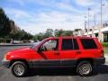 1996 Flame Red Jeep Grand Cherokee Laredo 4x4  photo #3
