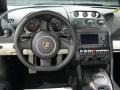 Black/White 2010 Lamborghini Gallardo LP560-4 Spyder Steering Wheel