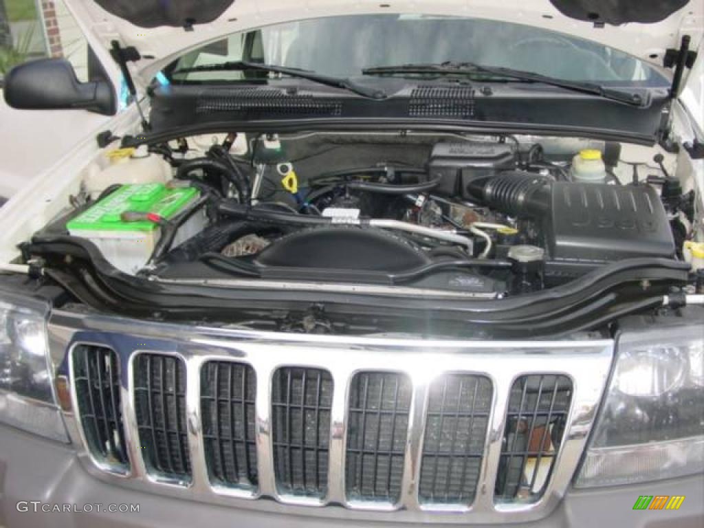2003 Grand Cherokee Laredo 4x4 - Stone White / Dark Slate Gray photo #9