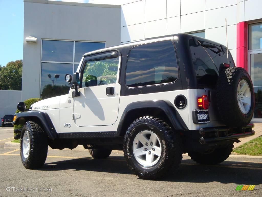 2004 Wrangler Rubicon 4x4 - Bright Silver Metallic / Dark Slate Gray photo #6