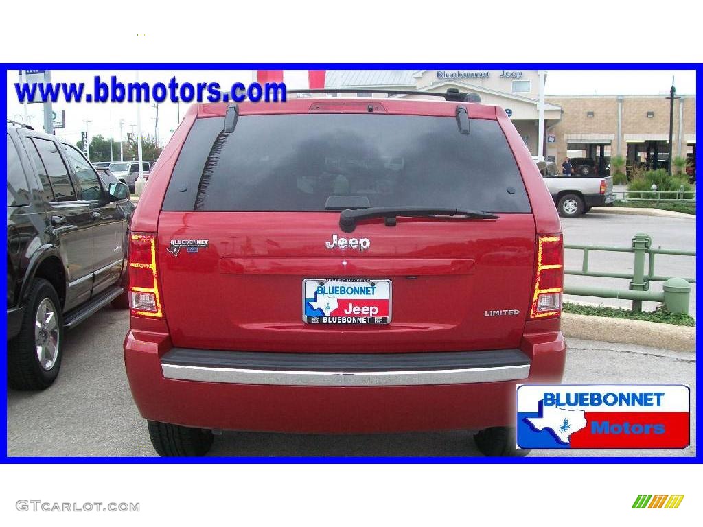 2005 Grand Cherokee Limited - Inferno Red Crystal Pearl / Medium Slate Gray photo #4