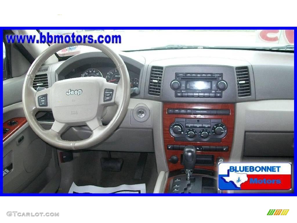 2005 Grand Cherokee Limited - Inferno Red Crystal Pearl / Medium Slate Gray photo #7