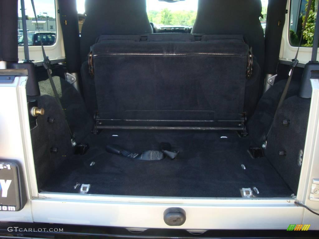 2004 Wrangler Rubicon 4x4 - Bright Silver Metallic / Dark Slate Gray photo #30