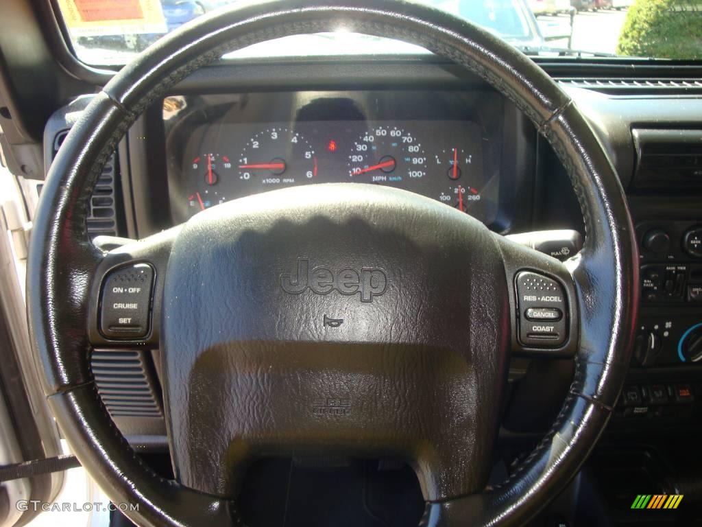 2004 Wrangler Rubicon 4x4 - Bright Silver Metallic / Dark Slate Gray photo #34