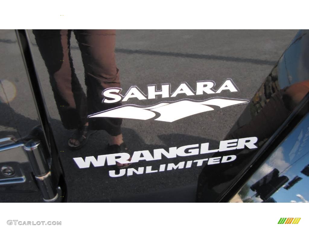 2007 Wrangler Unlimited Sahara 4x4 - Black / Dark Slate Gray/Medium Slate Gray photo #12
