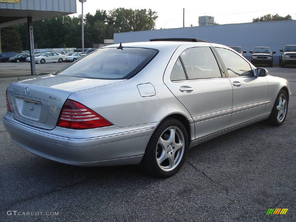 2004 S 430 4Matic Sedan - Brilliant Silver Metallic / Ash photo #6