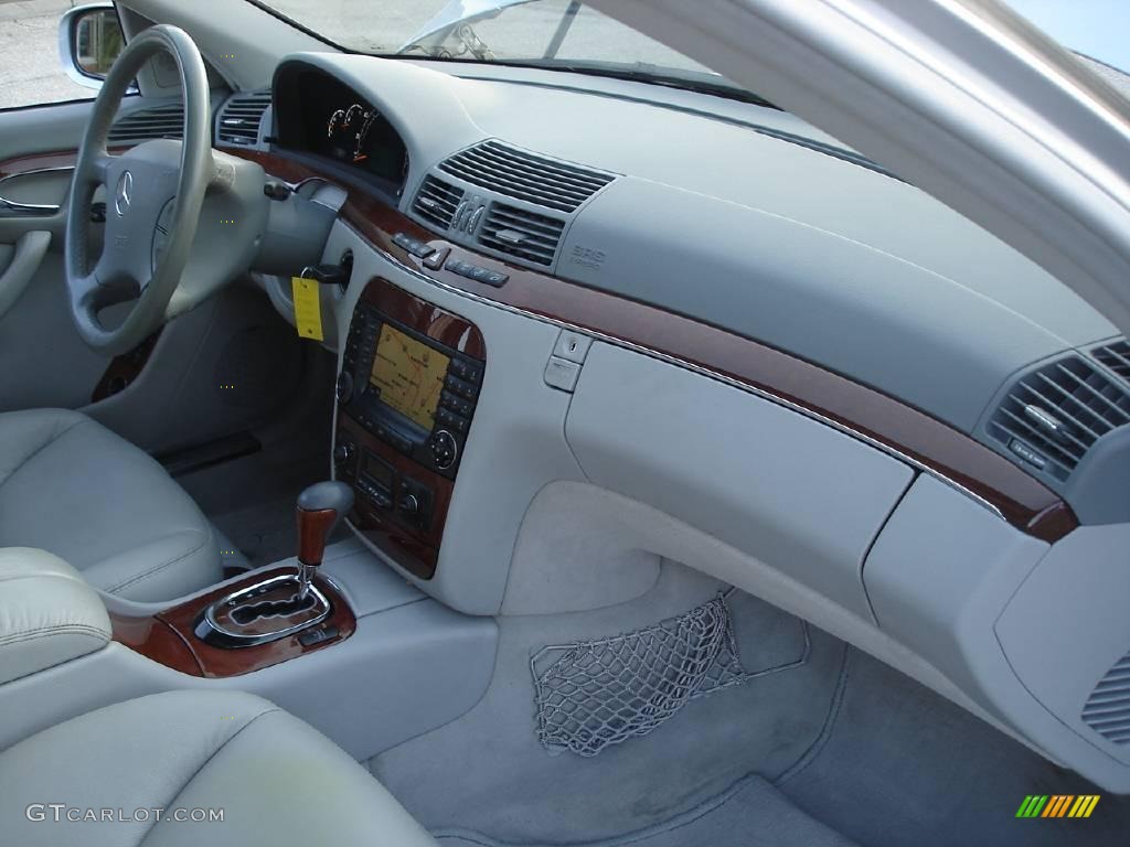 2004 S 430 4Matic Sedan - Brilliant Silver Metallic / Ash photo #34