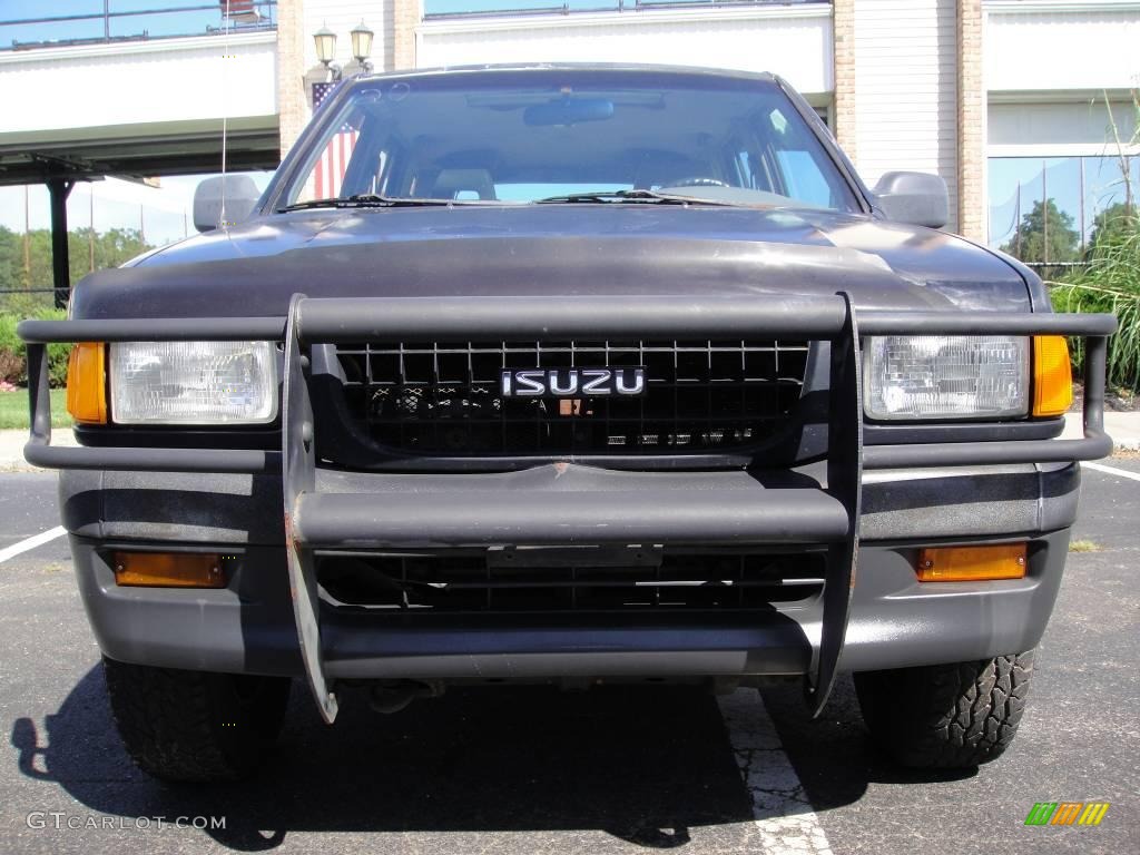 1996 Trooper LS 4x4 - Ebony Black / Gray photo #2