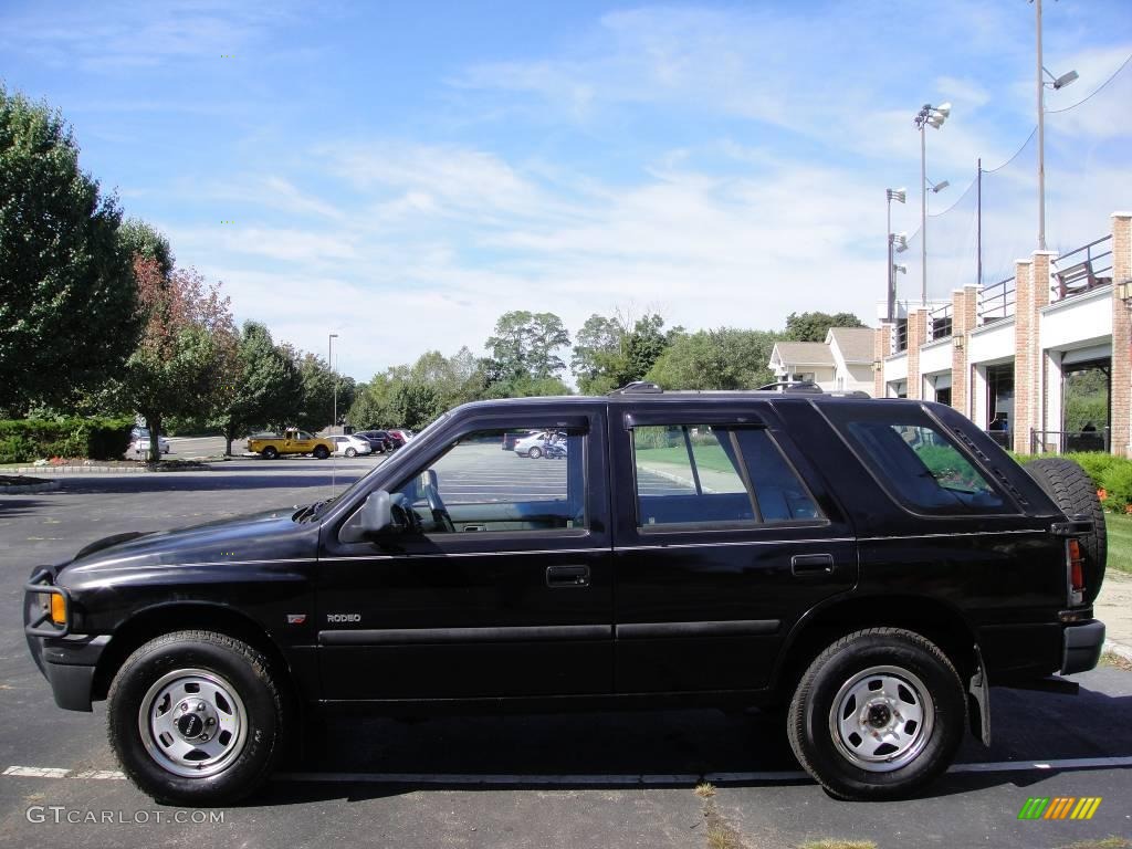 1996 Trooper LS 4x4 - Ebony Black / Gray photo #3