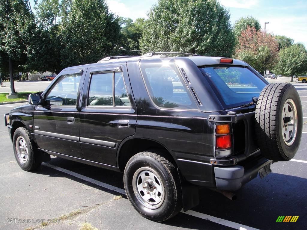 1996 Trooper LS 4x4 - Ebony Black / Gray photo #4