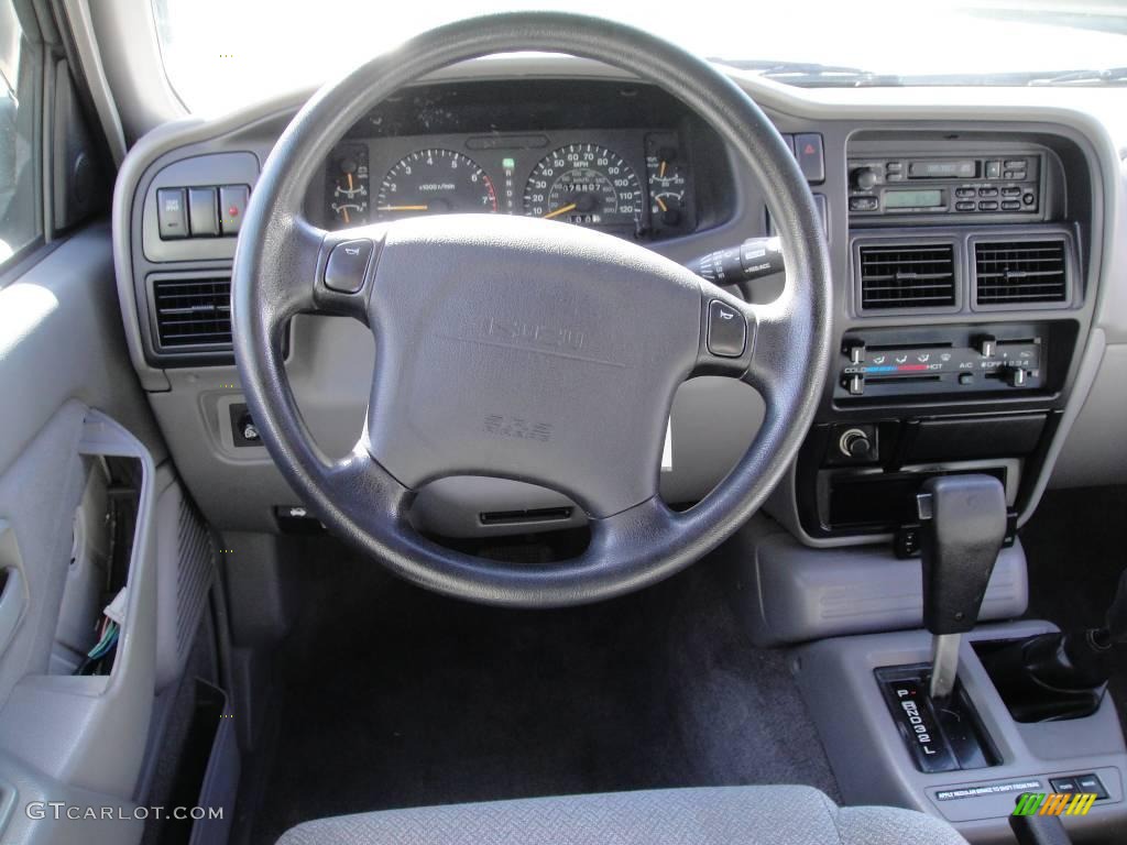 1996 Trooper LS 4x4 - Ebony Black / Gray photo #6