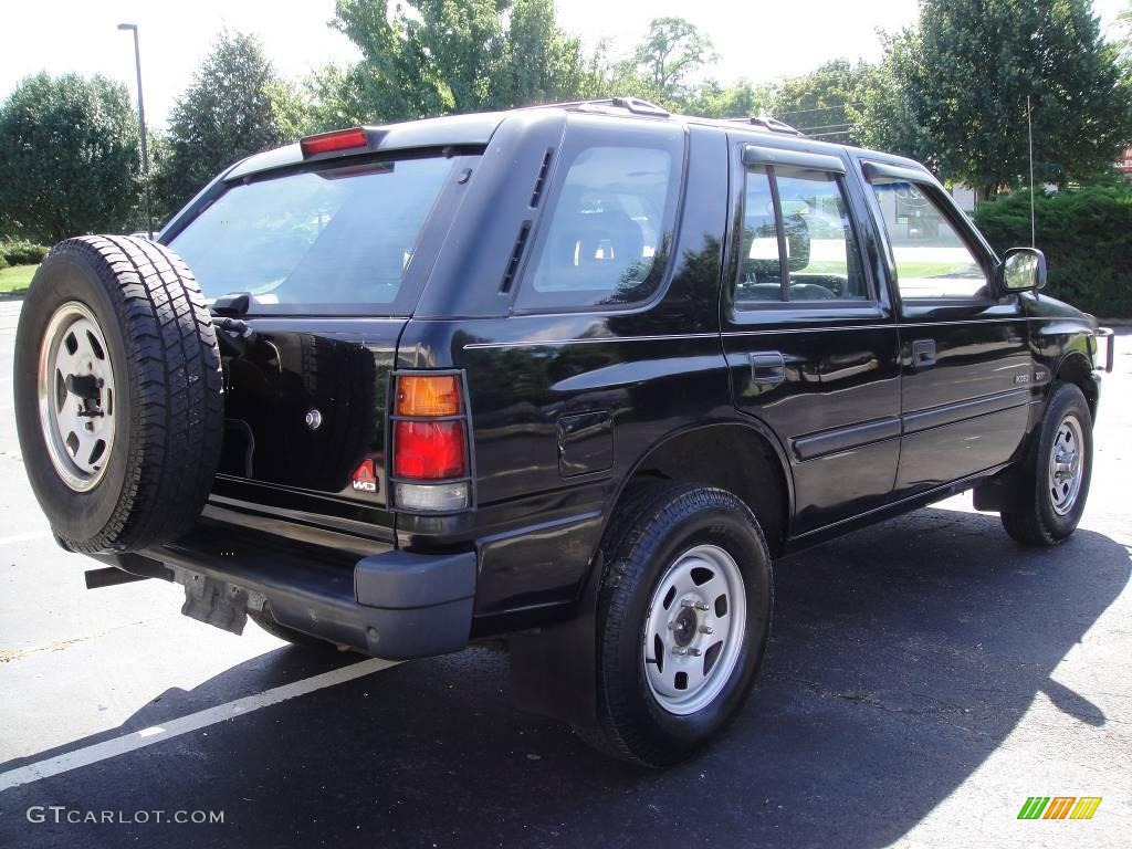 1996 Trooper LS 4x4 - Ebony Black / Gray photo #7