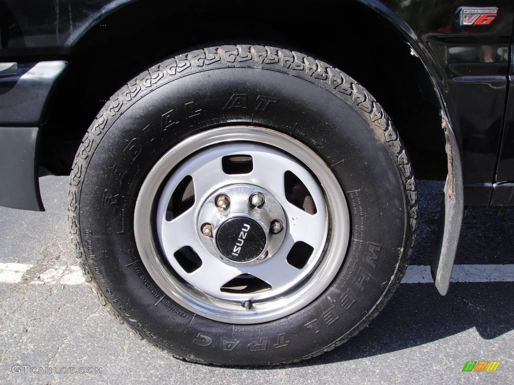1996 Trooper LS 4x4 - Ebony Black / Gray photo #8