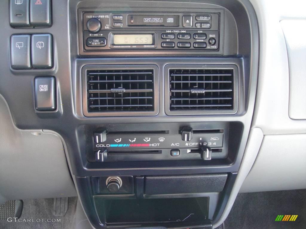 1996 Trooper LS 4x4 - Ebony Black / Gray photo #13