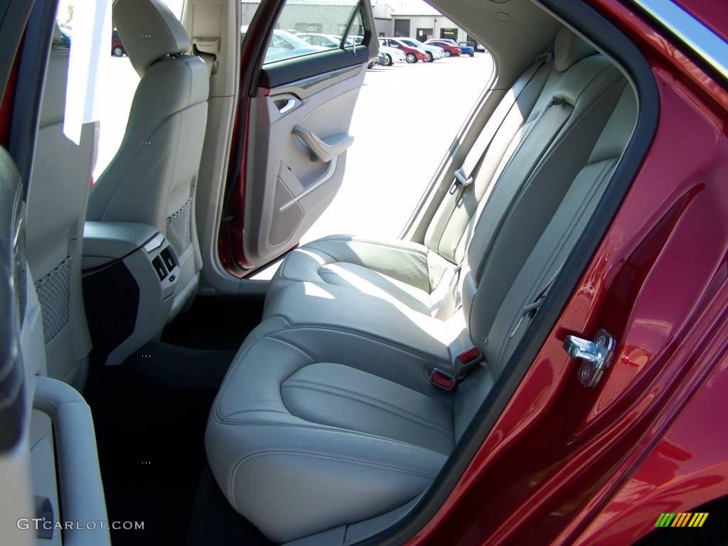 2009 CTS Sedan - Crystal Red / Light Titanium/Ebony photo #10