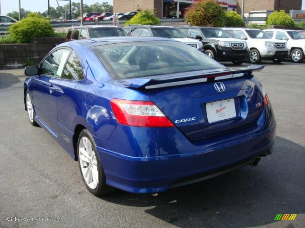 2006 Civic Si Coupe - Fiji Blue Pearl / Black photo #2