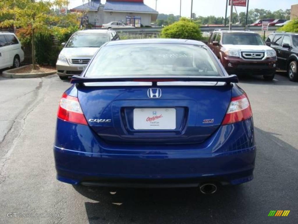 2006 Civic Si Coupe - Fiji Blue Pearl / Black photo #3