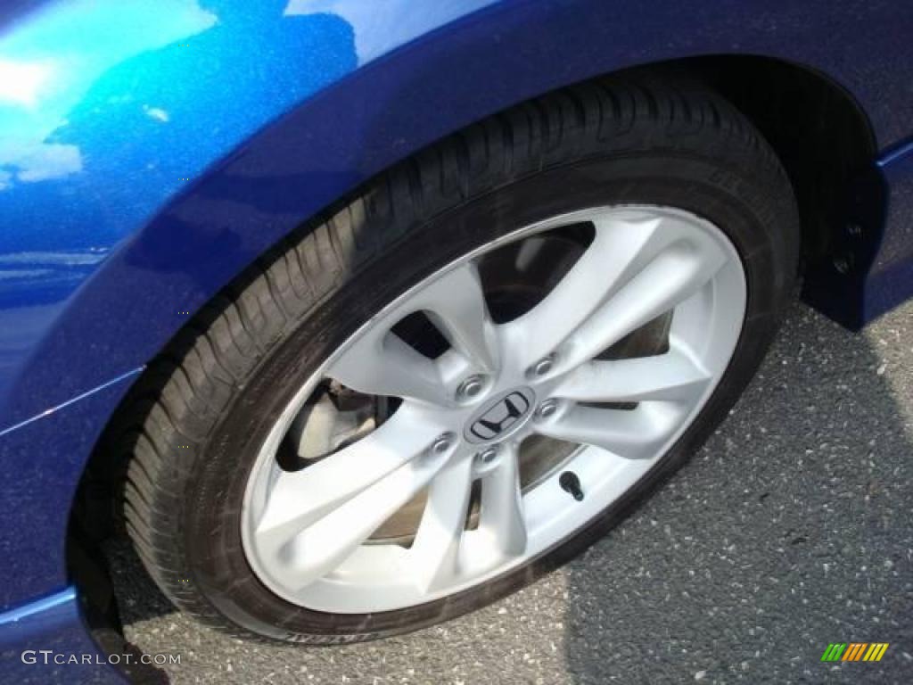 2006 Civic Si Coupe - Fiji Blue Pearl / Black photo #7