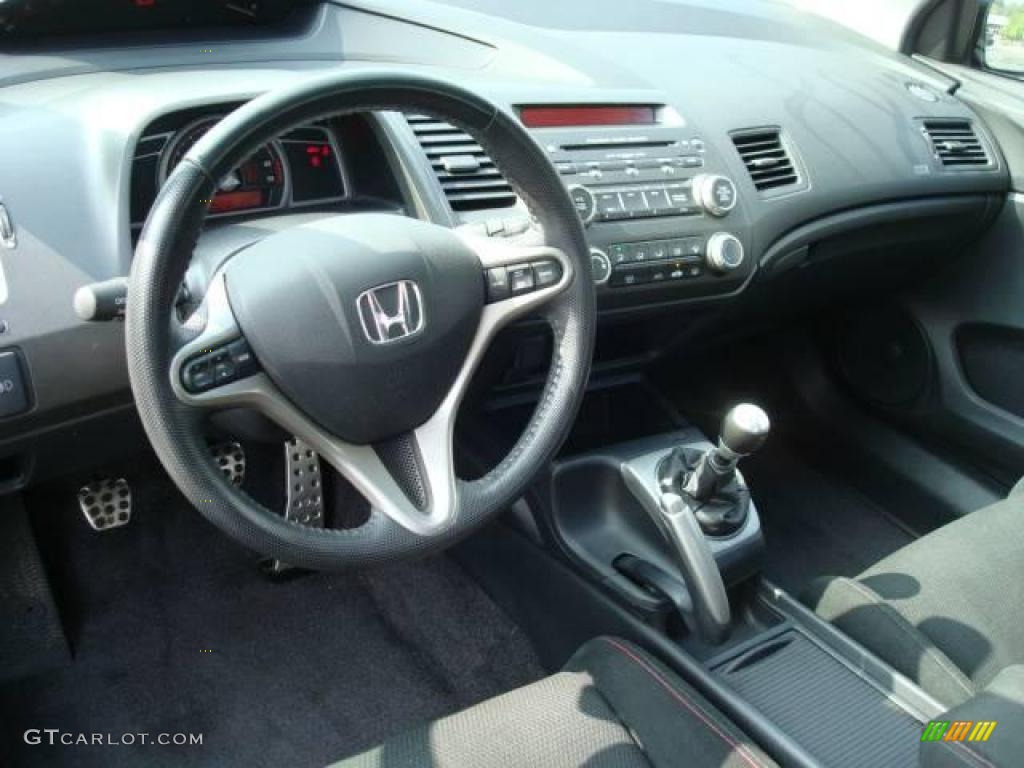 2006 Civic Si Coupe - Fiji Blue Pearl / Black photo #10
