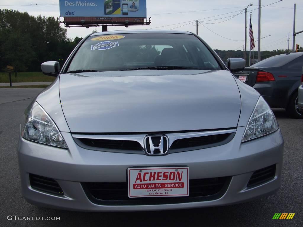 2006 Accord EX-L V6 Sedan - Alabaster Silver Metallic / Black photo #9